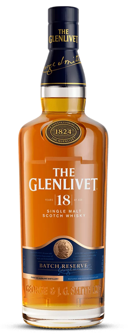 The Glenlivet 18 Year Old Single Malt Scotch Whisky 750ml