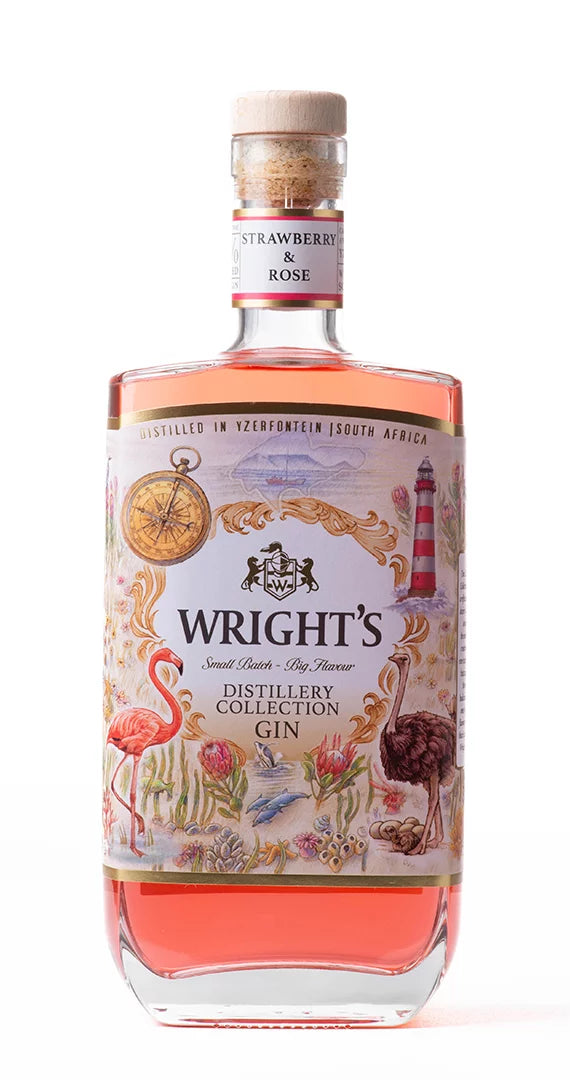 Wrights Strawbeery & Rose Gin 750Ml