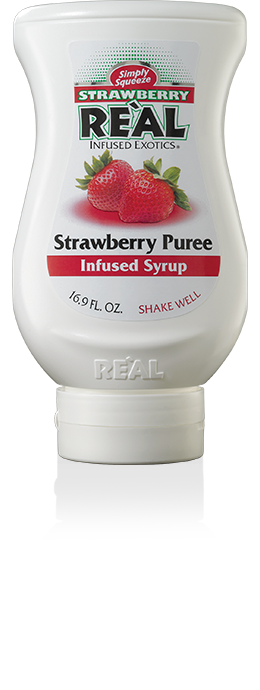 Real Strawberry Cocktail Puree 500Ml