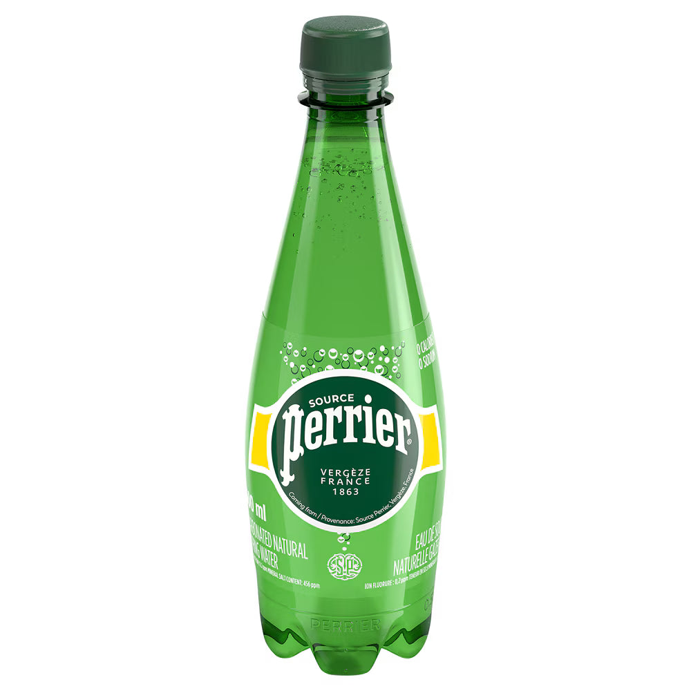 Perrier Sparkling Water Plastic 500ml