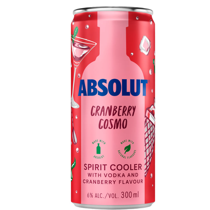 Absolut Cranberry Cosmo 300Ml