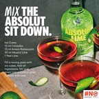 Absolut Lime 750ml
