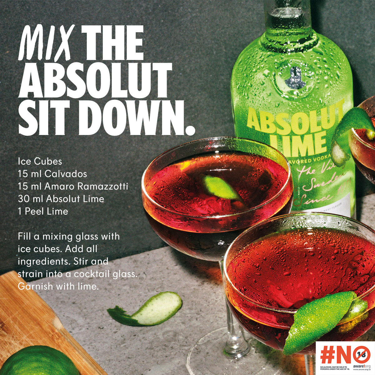 Absolut Lime 750ml
