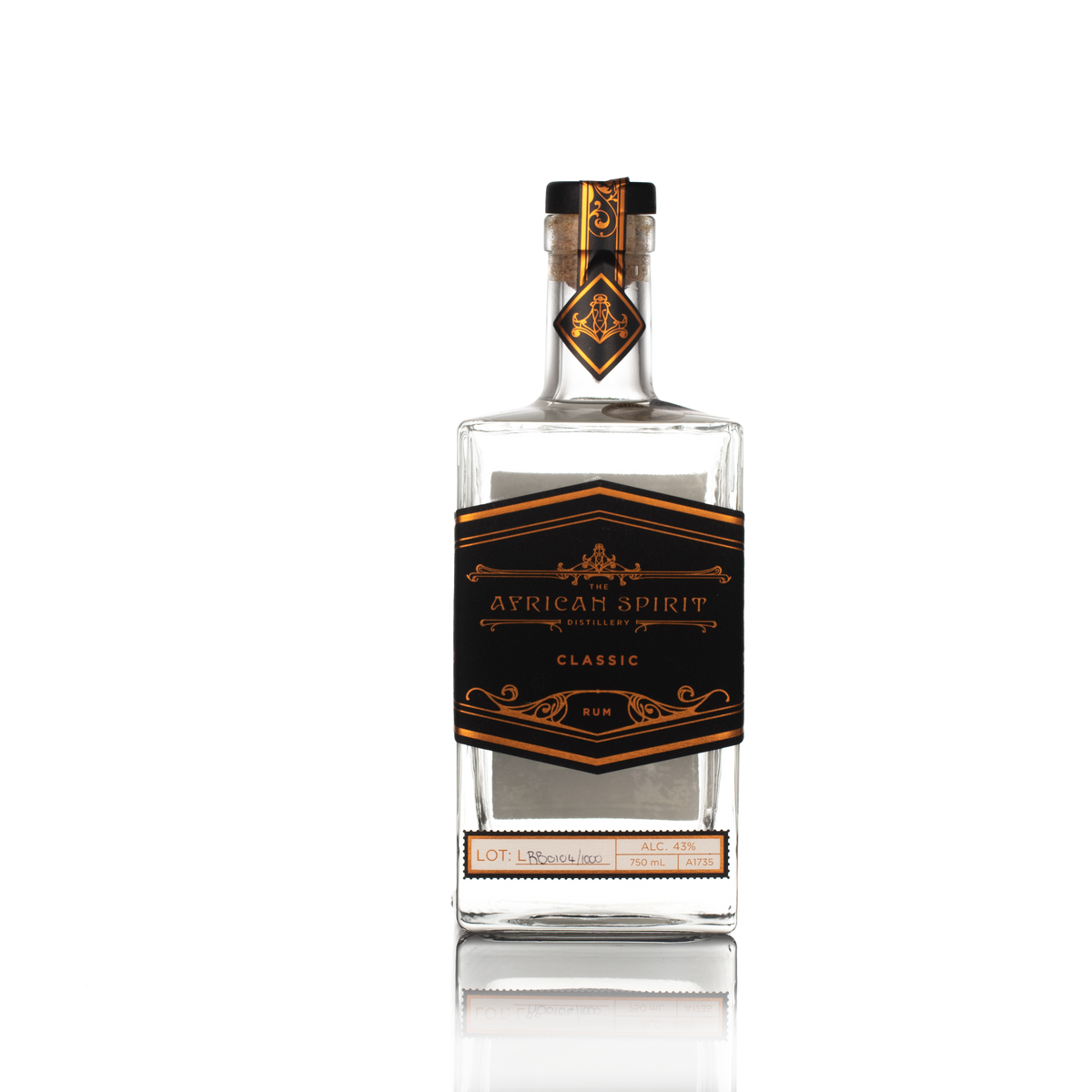 African Spirits Classic White Rum 750ml