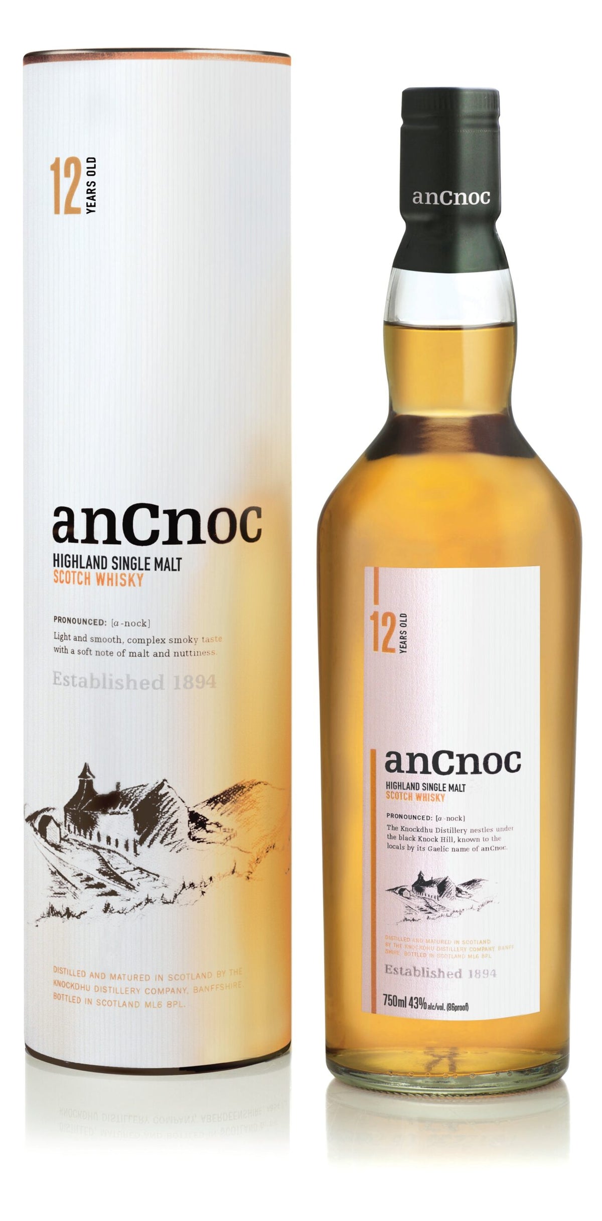 Ancnoc 12yr 750ml