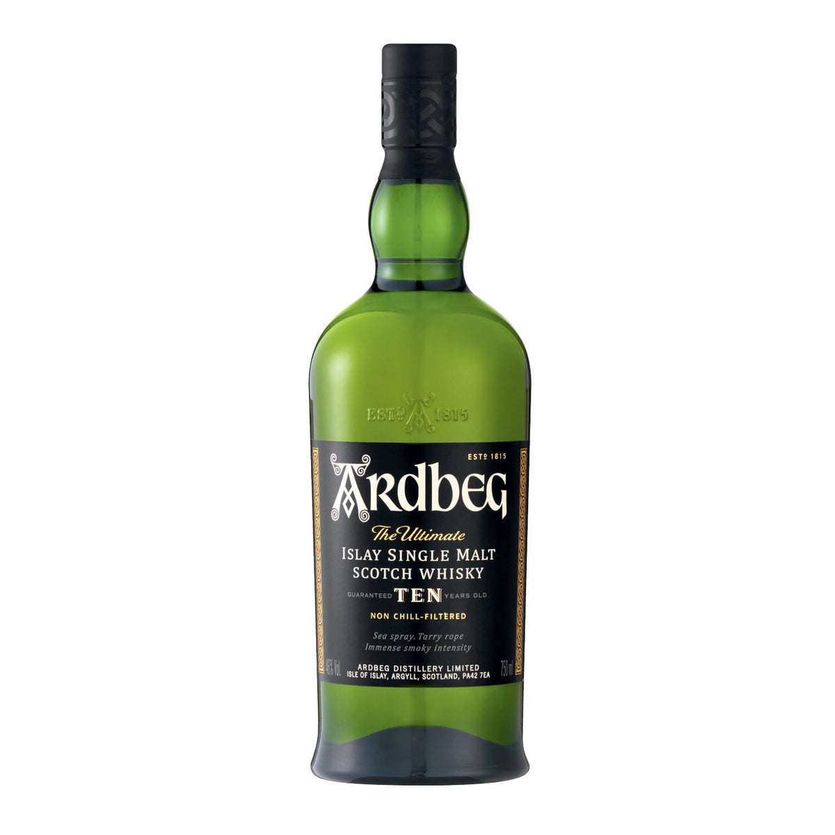 Ardbeg 10 Year Old Single Malt Scotch Whisky Giftbox 750ml