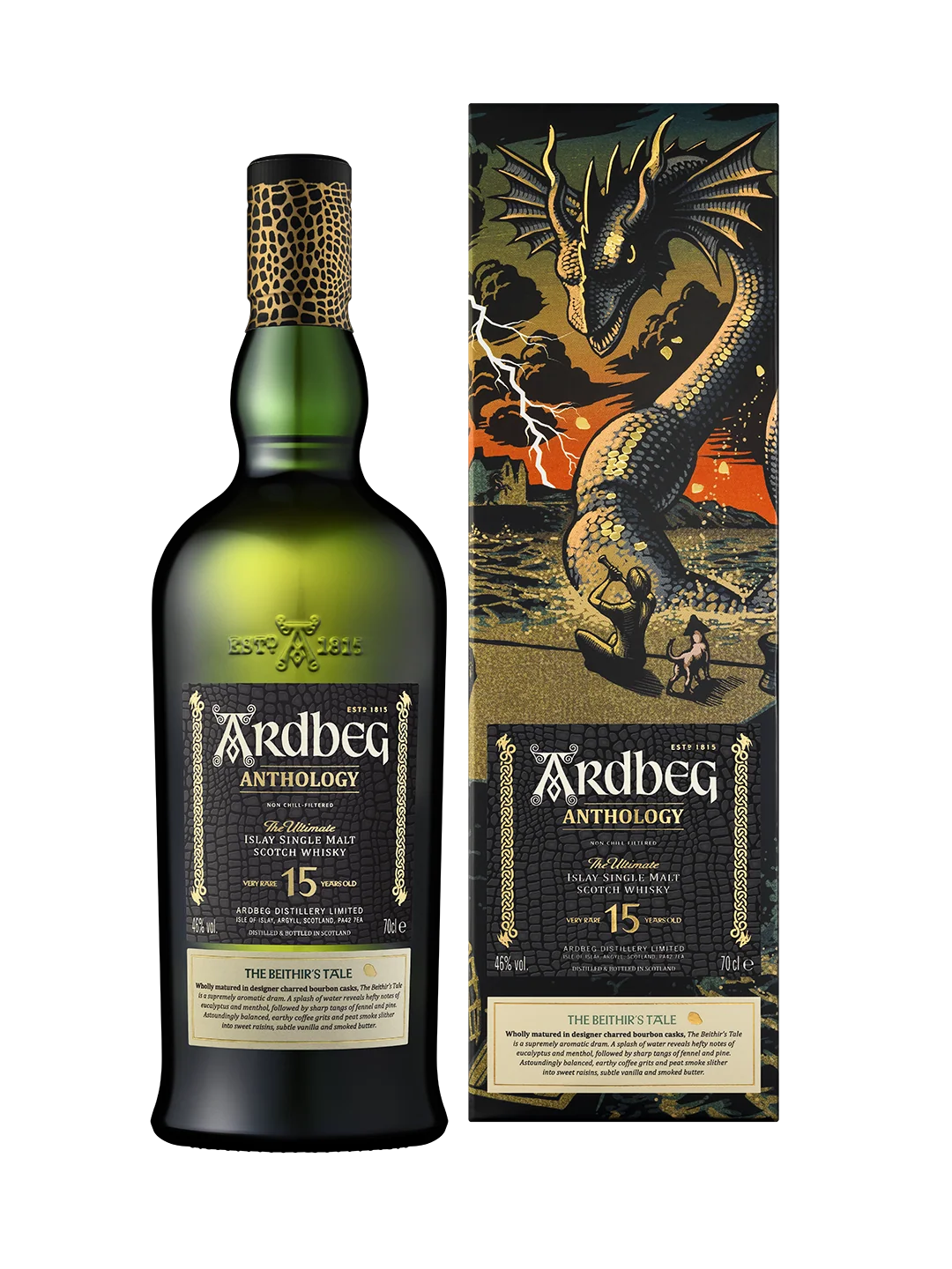 Ardbeg Anthology 15 Year Old Single Malt Scotch Whisky 750ml