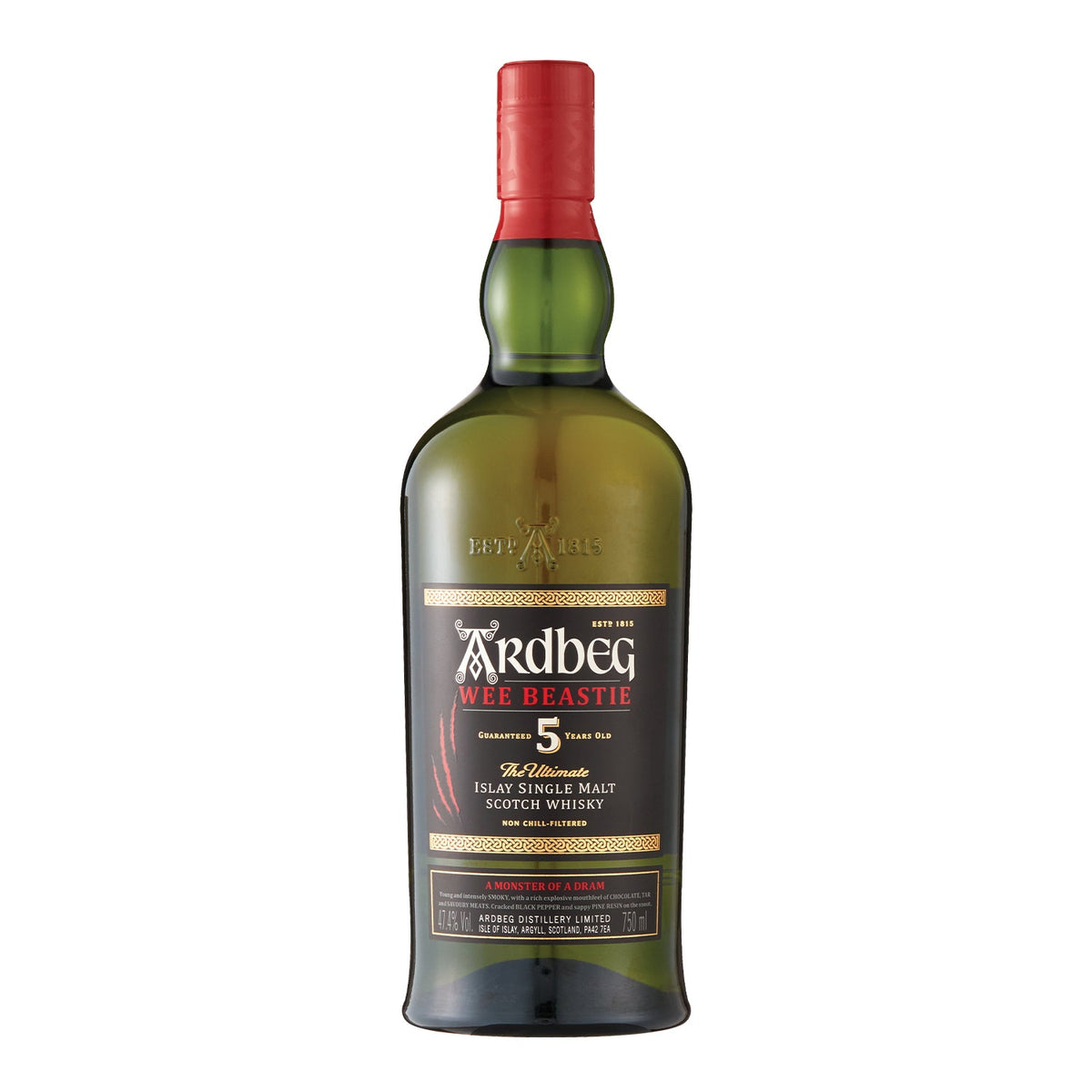 Ardbeg Wee Beastie 5 Year Old Single Malt Scotch Whisky 750ml