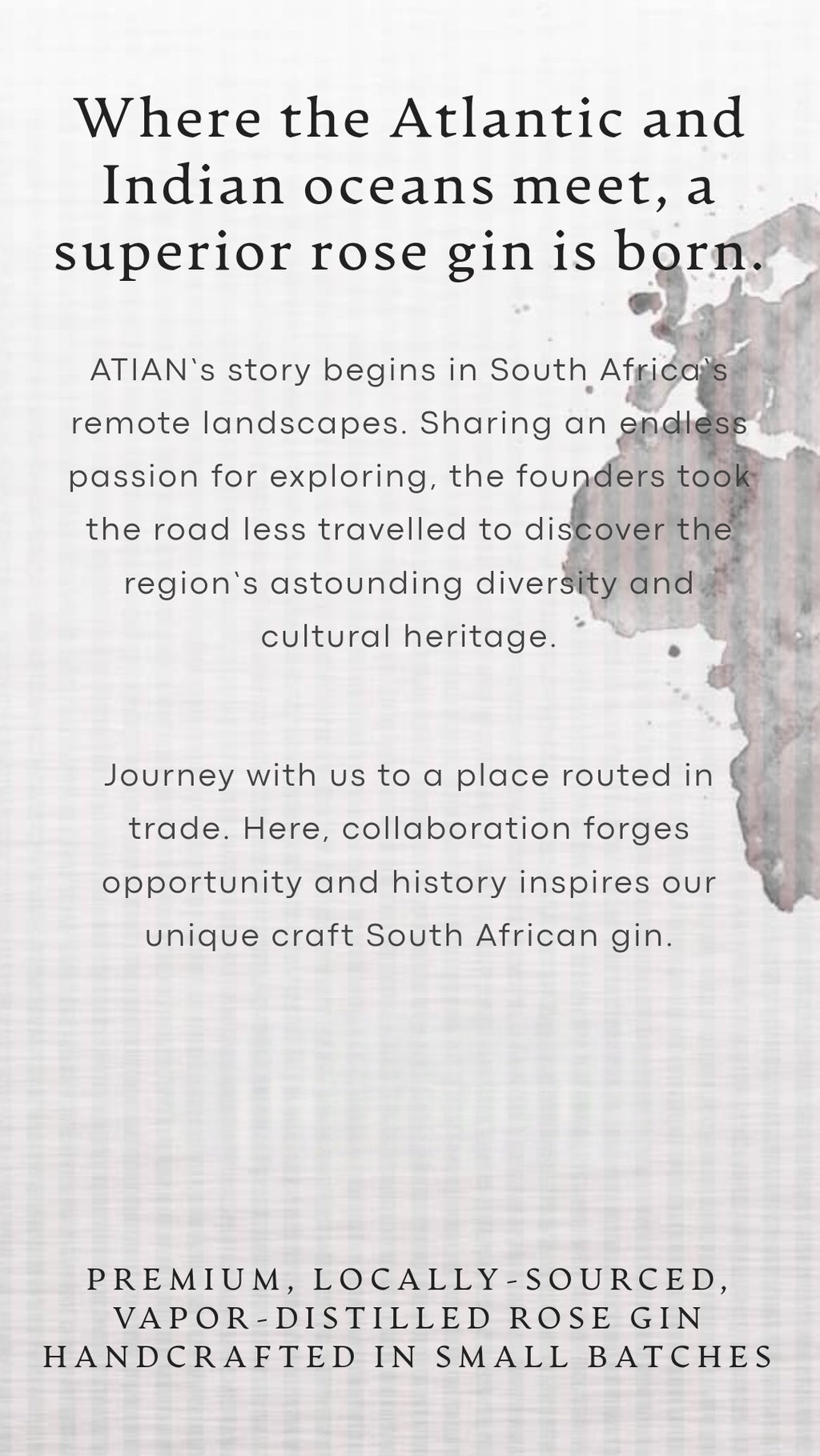 Atian Rose Gin 750ml