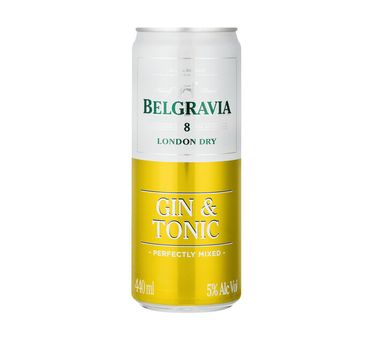 Belgravia Gin & Tonic 440ml