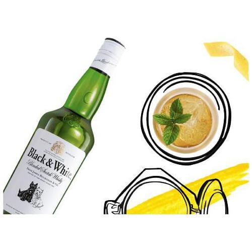 Black & White Blended Scotch Whisky 750ml