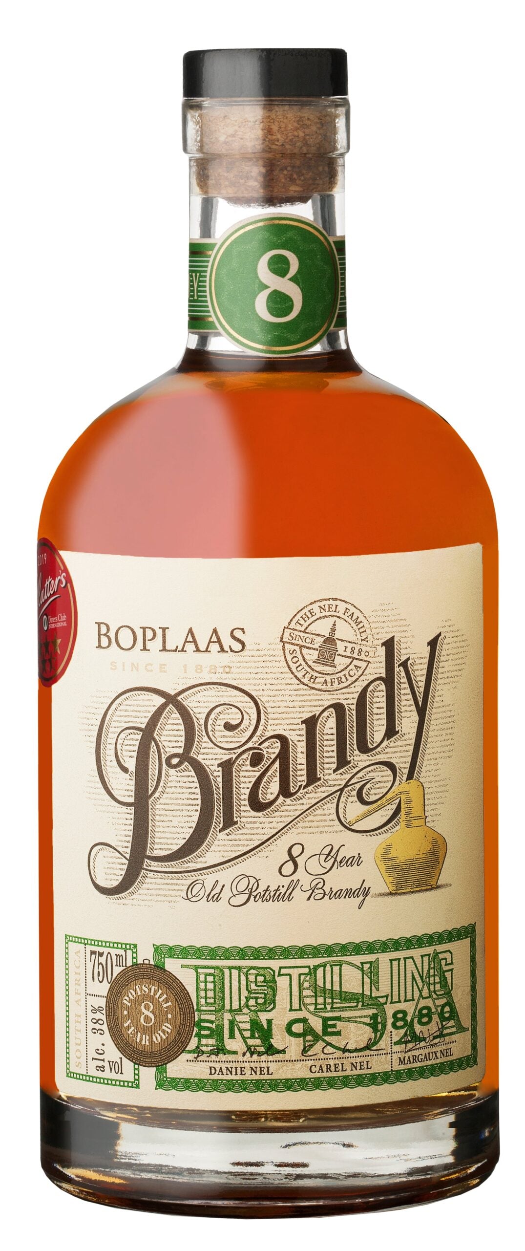 Boplaas Potstill Brandy 8Yr 750ml