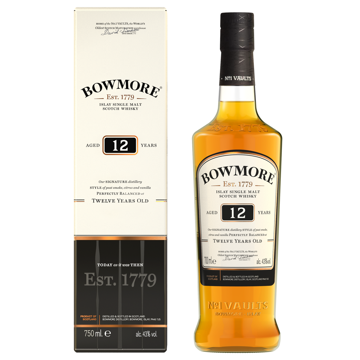 Bowmore 12YR 750ml