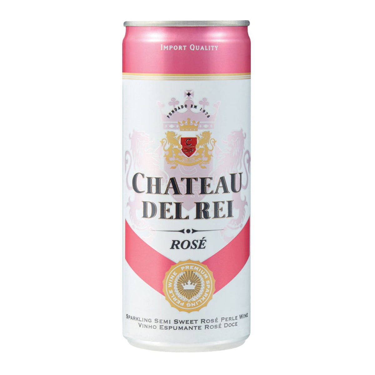 Ch Del Rei Sparkling Semi Sweet Rose 250ml
