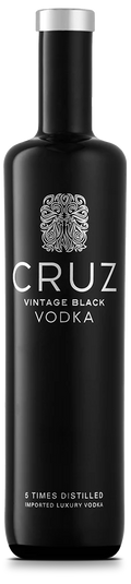 Cruz Vintage Black Vodka 750ml