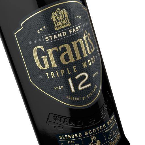 Grants Triple Wood 12 Year Old Blended Scotch Whisky 750ml