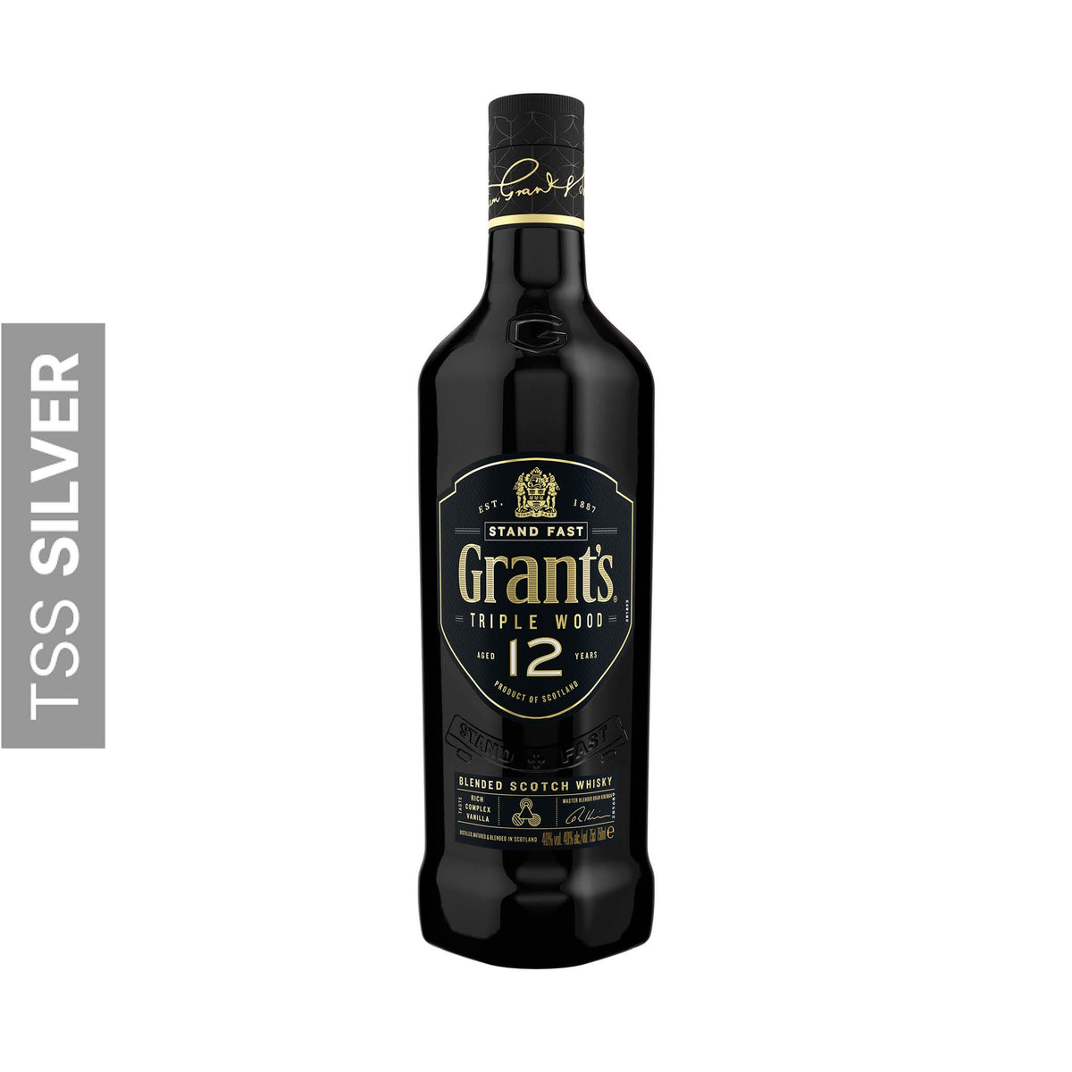 Grants Triple Wood 12 Year Old Blended Scotch Whisky 750ml