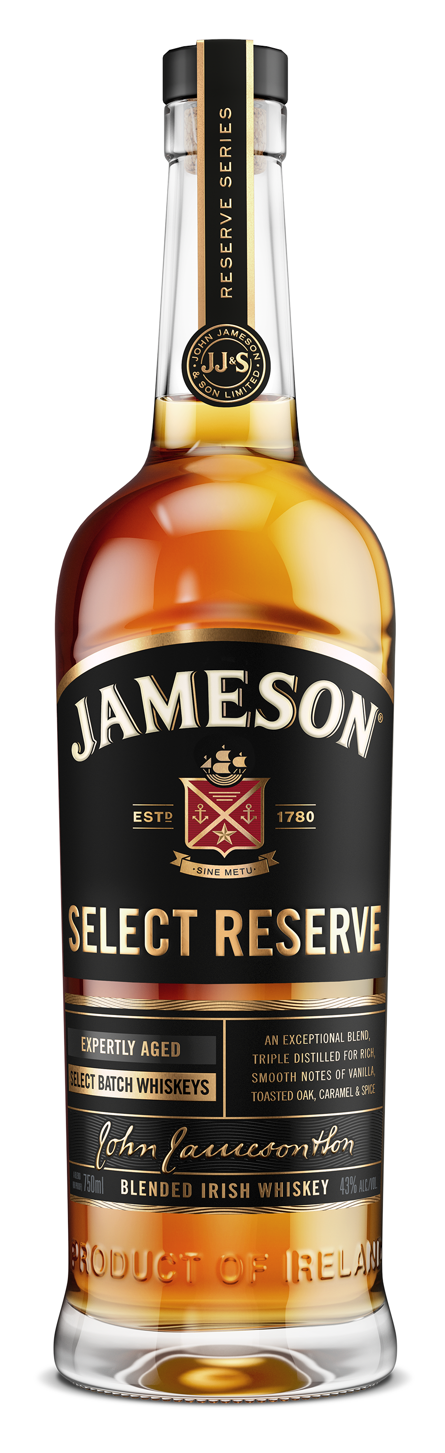 Jameson Select Reserve Irish Whiskey 750ml