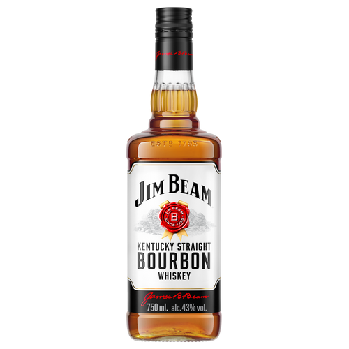 Jim Beam White Bourbon 750ml