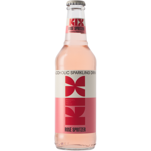 Kix Rose Raspberry Peach Spritzer NRB 330Ml