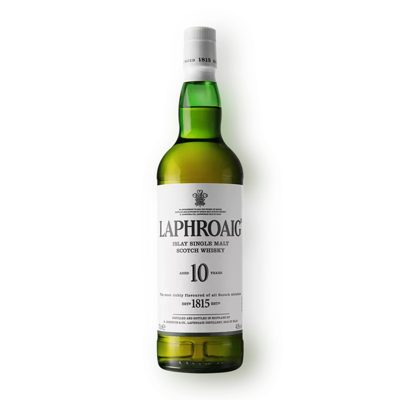 Laphroaig 10 Year Old Single Malt Whisky 750ml