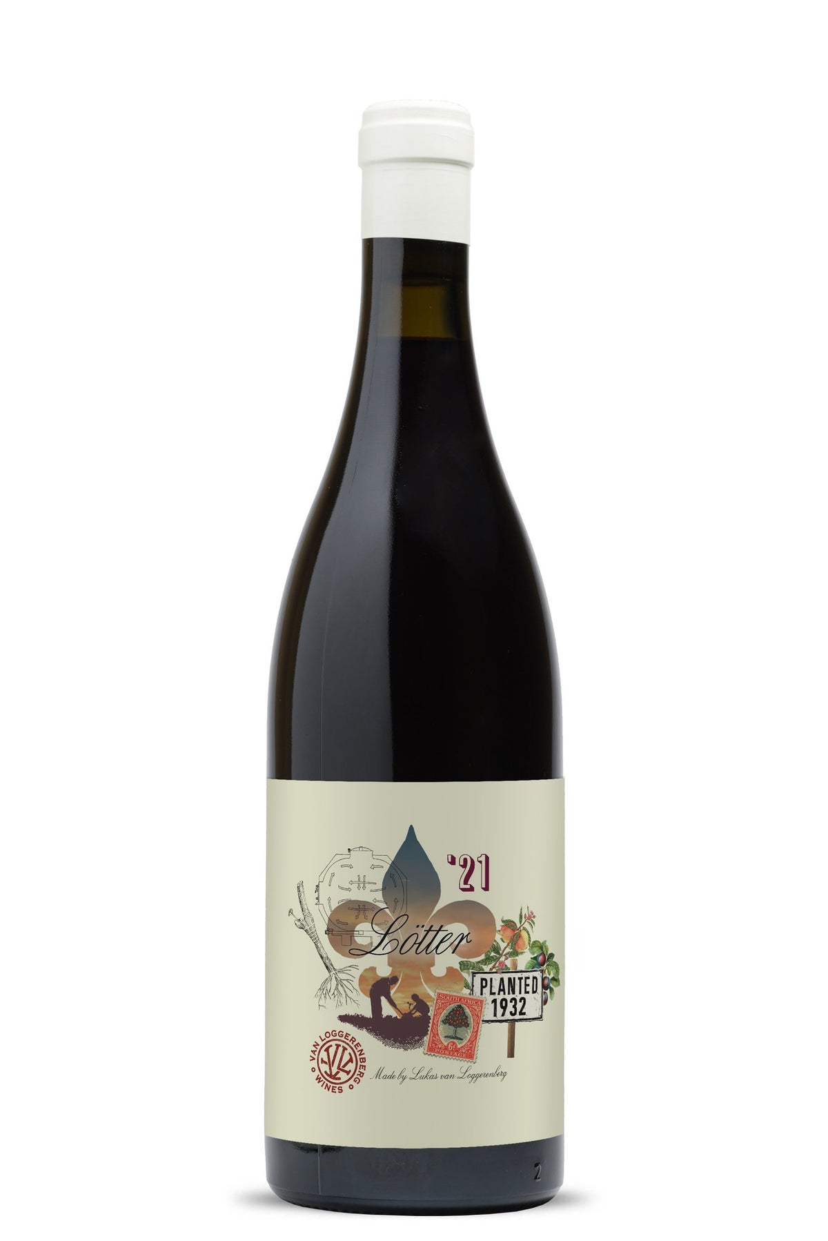 Lukas Van Loggerenberg Lotter Cinsaut 750ml