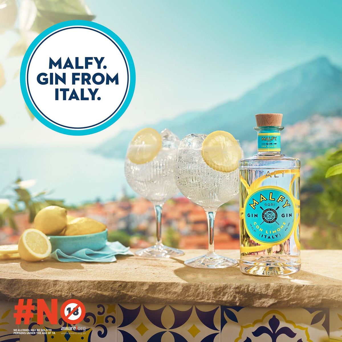 Malfy Con Limone Italian Gin 750ml