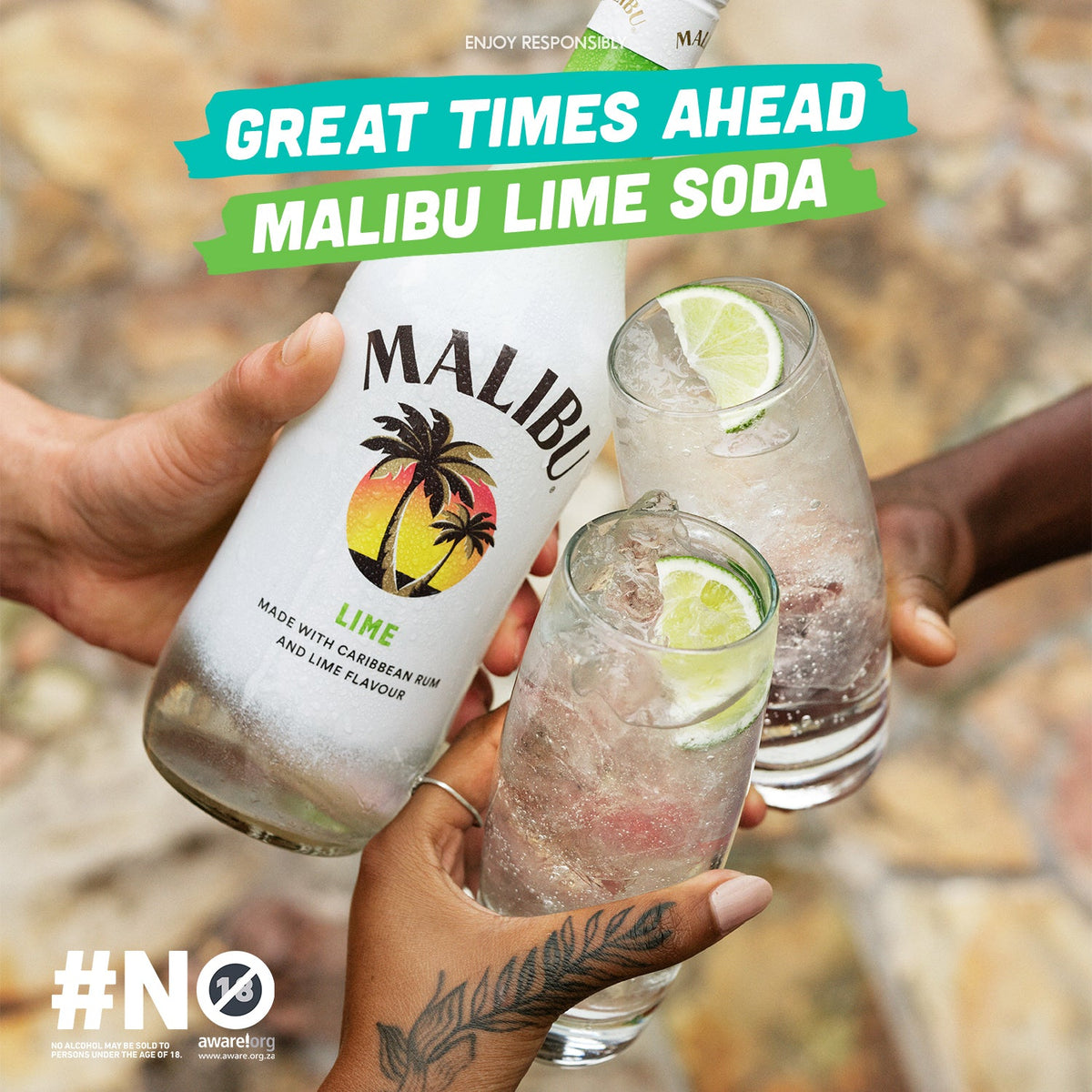 Malibu Lime 750ml