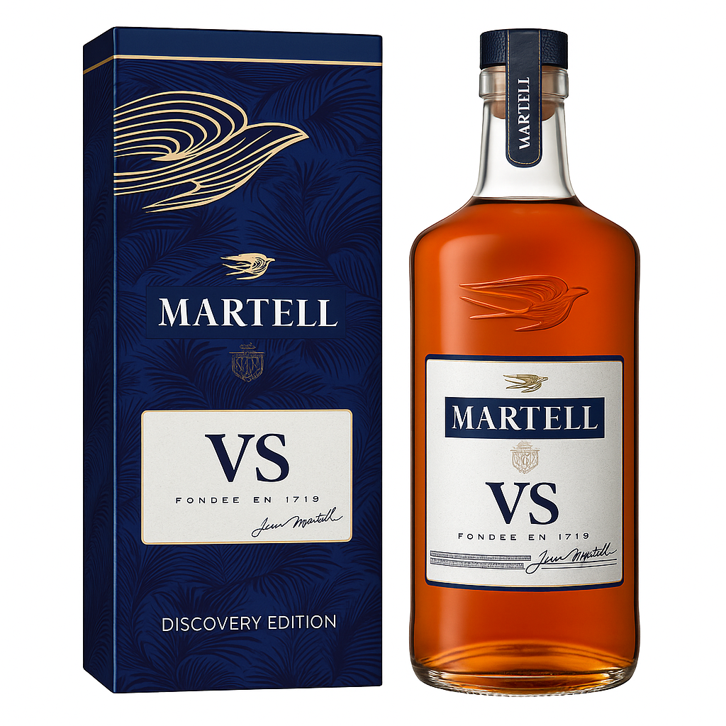 Martell VS 750Ml & Blue Swift Mini