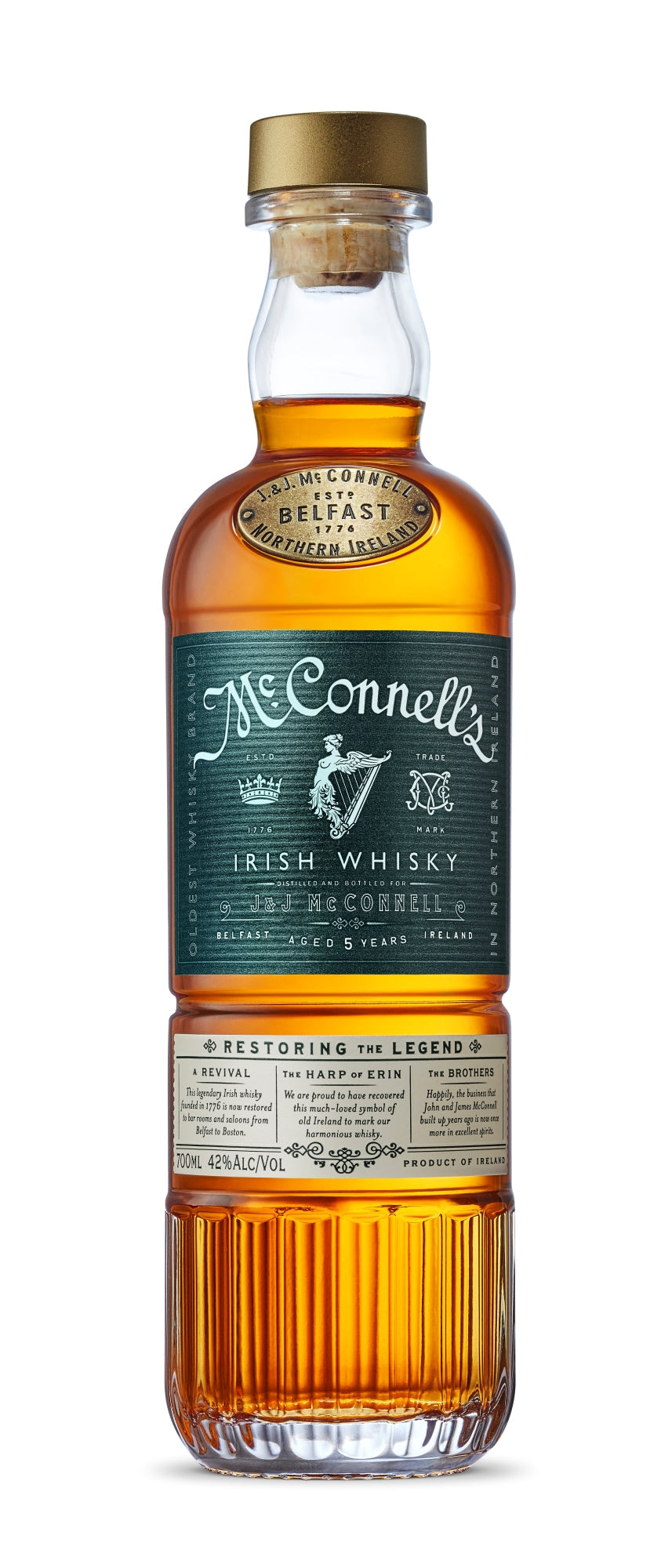McConnells 5YR Irish Whiskey 750ml