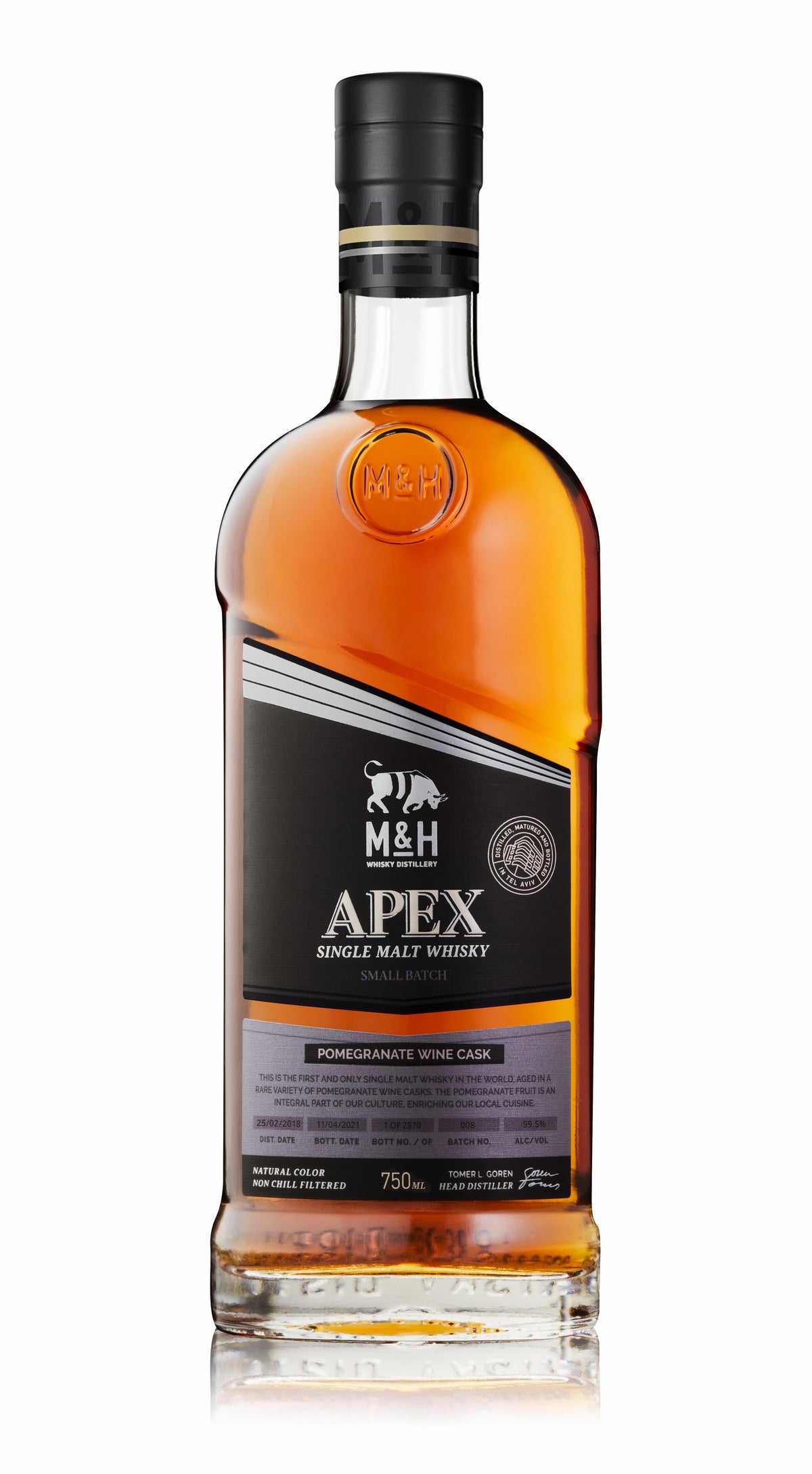 Milk & Honey Apex Pomegranate Cask Single Malt Whiskey 750ML