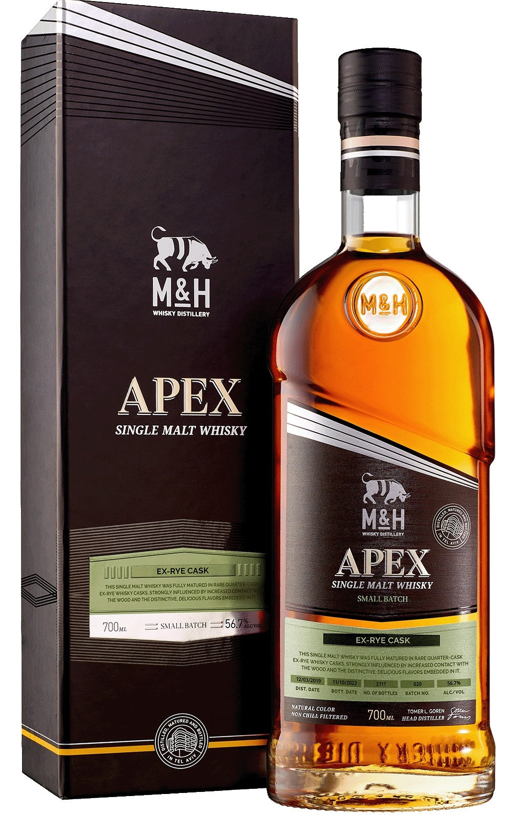 Milk & Honey Apex Rye Cask Single Malt 750ml