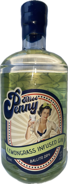 Miss Penny Lemongrass Infused Ballito Gin Dry Gin 750ml