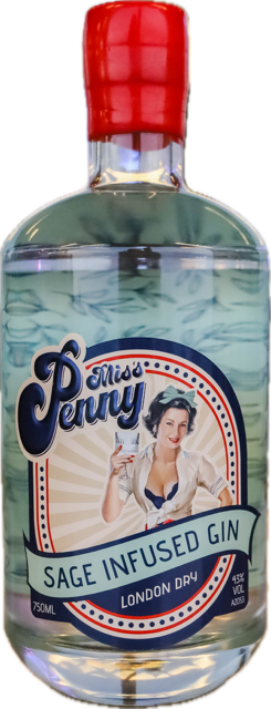 Miss Penny Sage Infused Ballito Gin Dry Gin 750ml