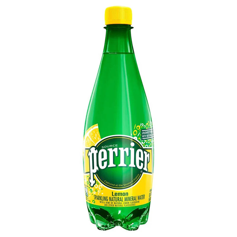 Perrier Sparkling Lemon Water Plastic 500ml