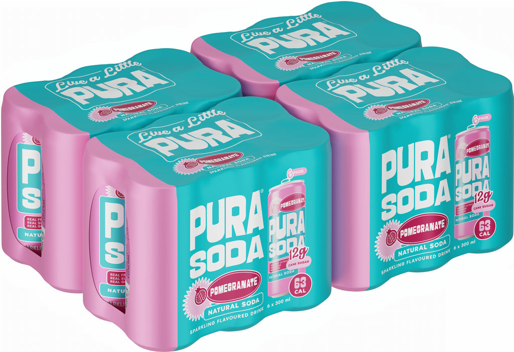 Pura Soda Pomegranate 300ml
