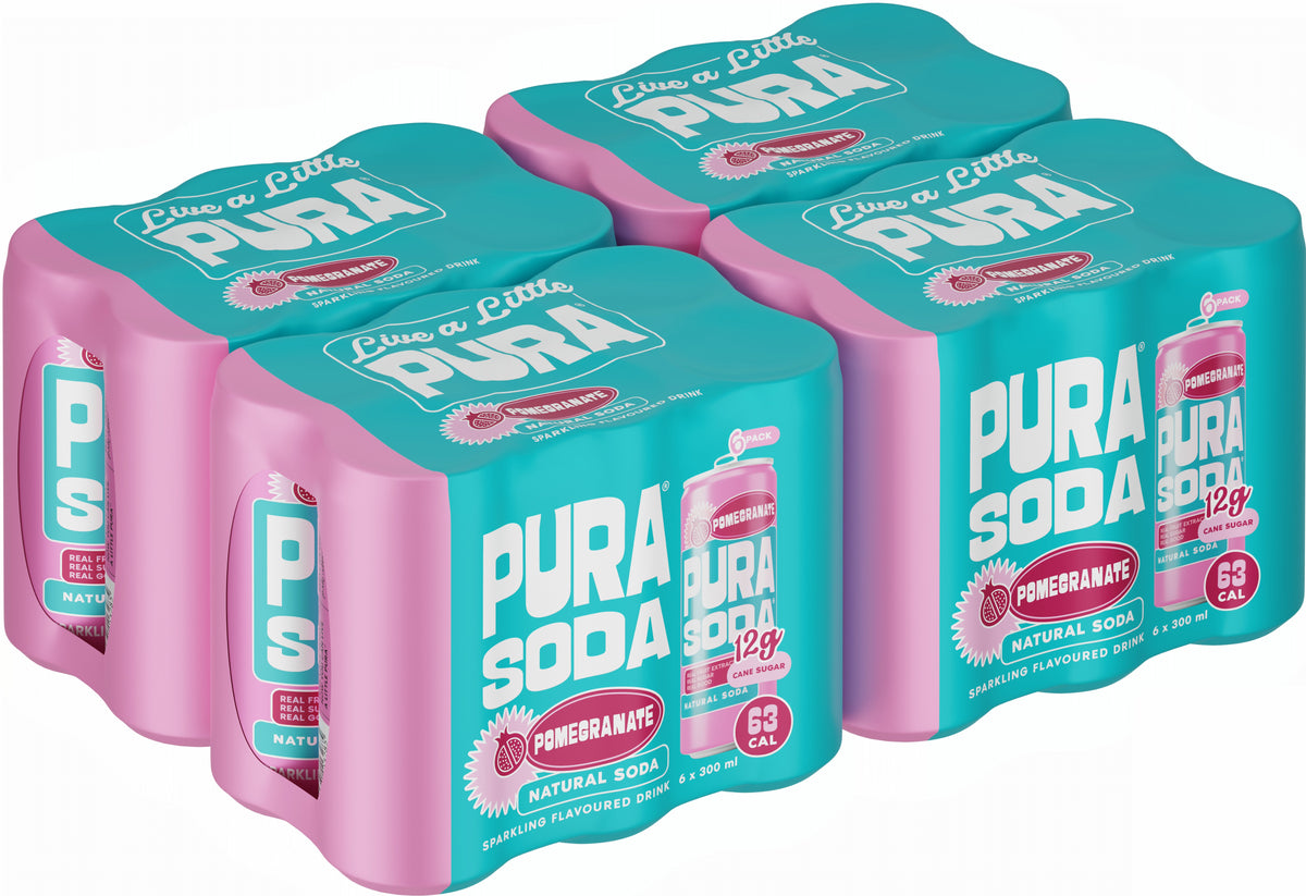 Pura Soda Pomegranate 300ml