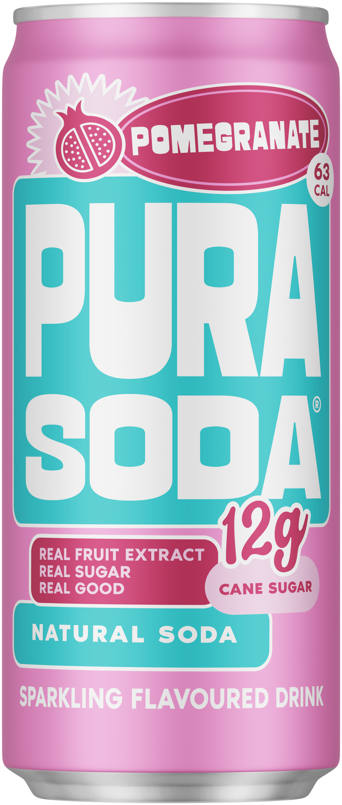 Pura Soda Pomegranate 300ml