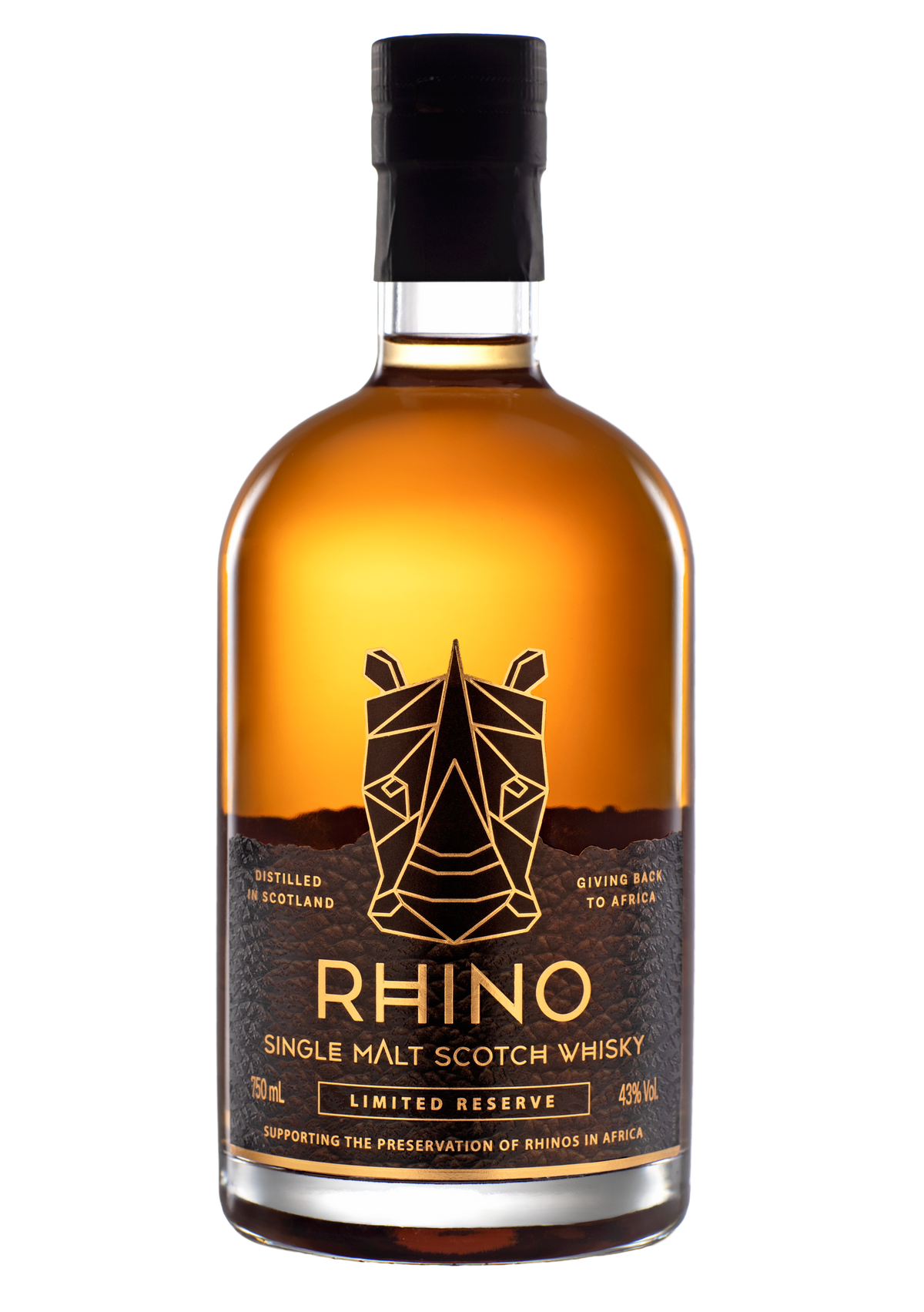 Rhino Single Malt Scotch Whisky 750ml