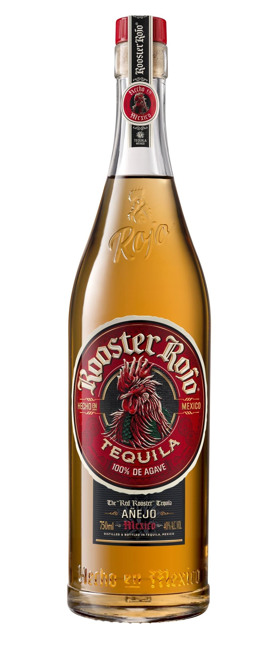 Rooster Rojo Anejo 100% Agave Tequila 750ml