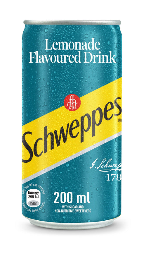 Schweppes Lemonade Can 200ml
