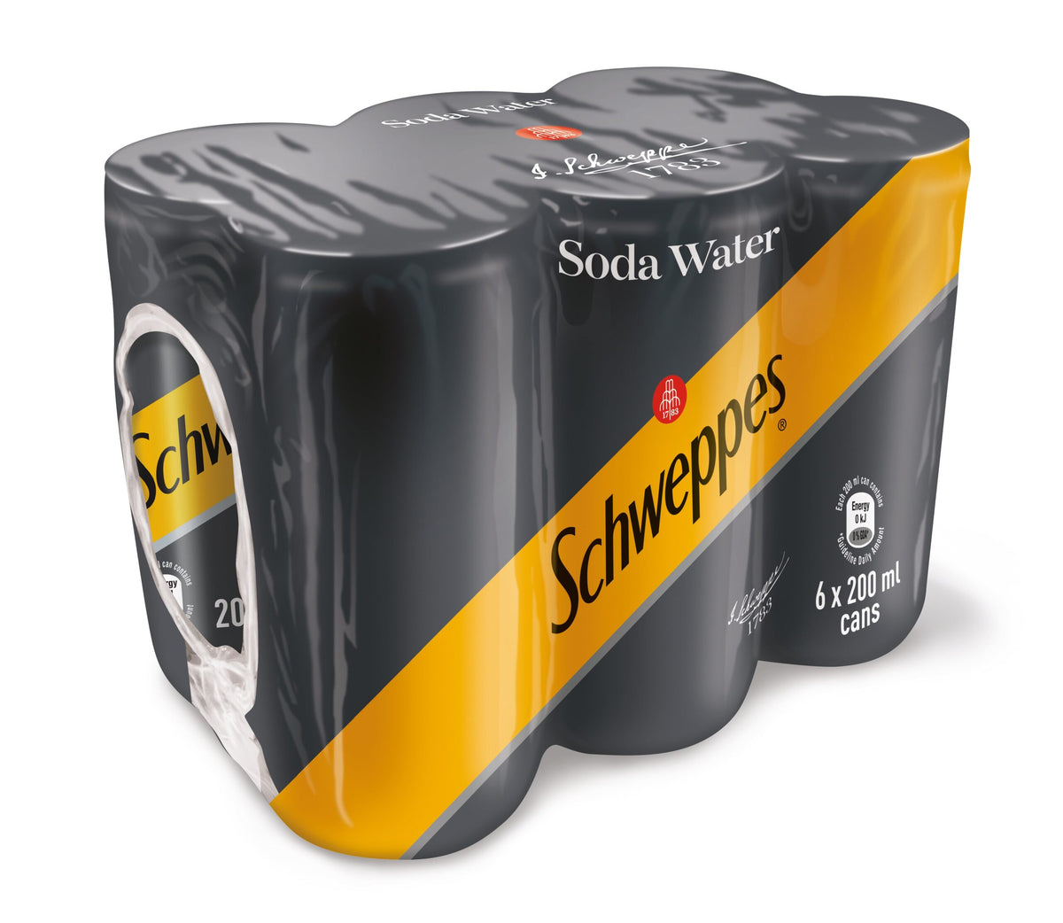 Schweppes Soda Water Can 200ml