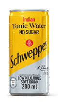 Schweppes Tonic Water Zero Sugar Can 200ml