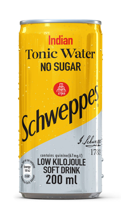 Schweppes Tonic Water Zero Sugar Can 200ml