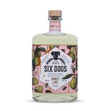 Six Dogs Honey Lime Gin 750ml