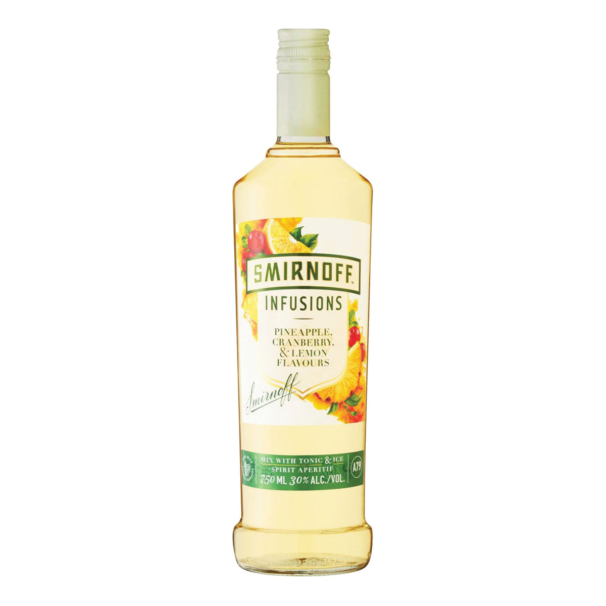 Smirnoff Infusions Pineapple Cranberry Lemon 750ml