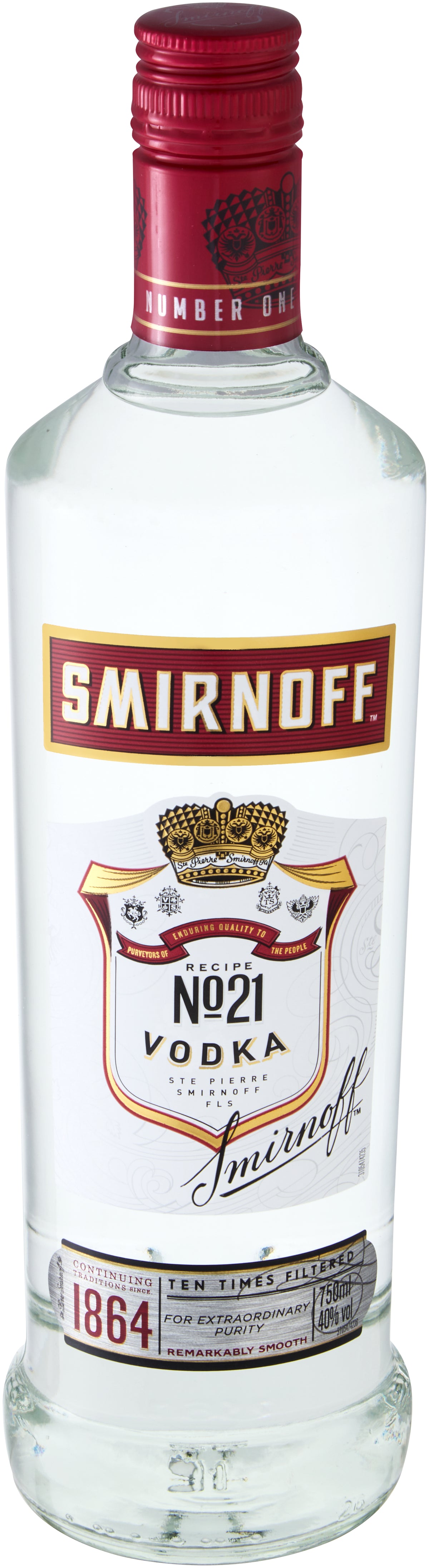 Smirnoff Vodka No.21 750ml