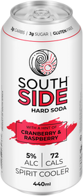 South Side Cranberry & Raspberry 440Ml
