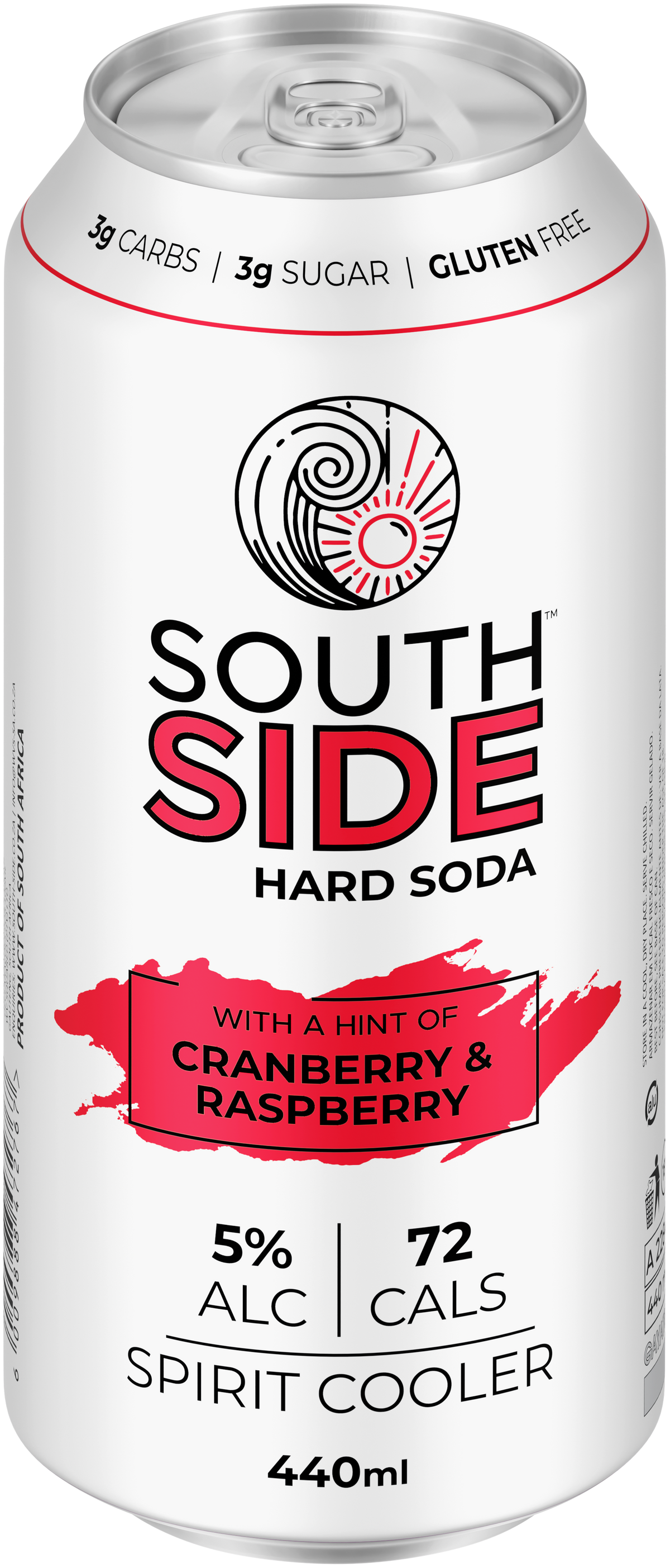 South Side Cranberry & Raspberry 440Ml