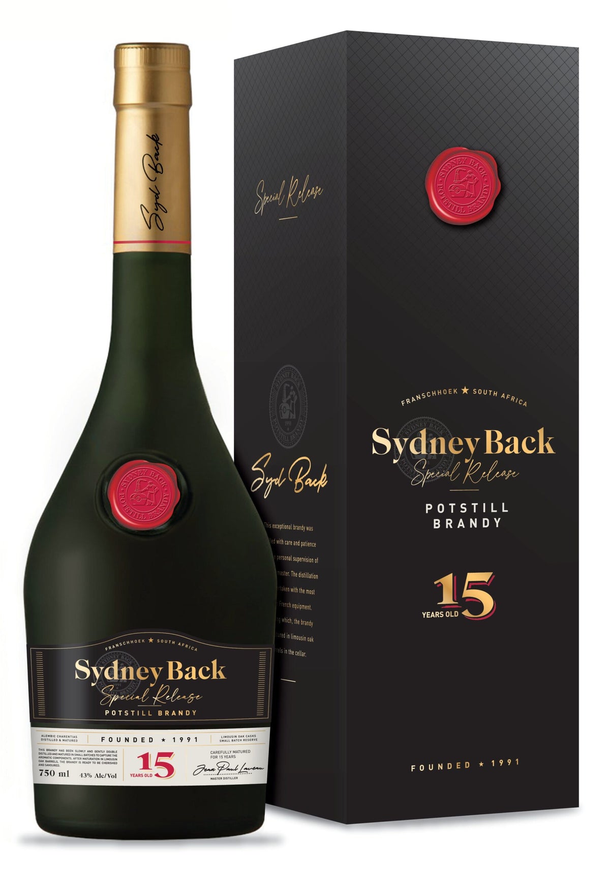 Sydney Back Brandy 15yr 750ml